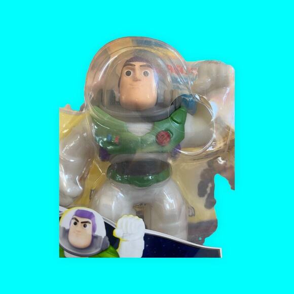 Buzz Lightyear & Yellow Zyclops Heroes of Goo Jit Zu DISNEY PIXAR 2022 Orig Pkg - Picture 4 of 13
